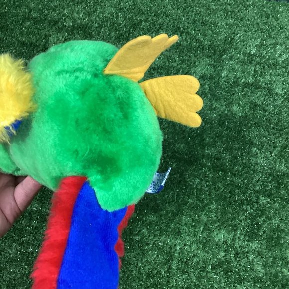 Vintage Cuddle Ups Parrot Mazatlan Jr. Plush Wallace Berrie - Picture 6 of 10